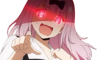 😈 Chika Fujiwara Kaguya-sama: Love Is War Anime, Mangá, Chika, Fujiwara, Kaguya-sama whatsapp sticker