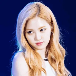 🦄 ポートレート, 女性, ブロンドヘア, 韓国 telegram sticker