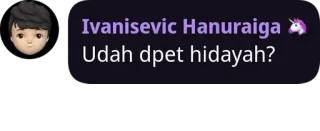 🙄 Ivanisevic Hanuraiga 
Udah dpet hidayah? telegram sticker