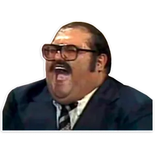 😂 homem, rindo, óculos, terno, gravata whatsapp sticker