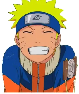 😁 Naruto Uzumaki Naruto anime, manga, Naruto, Naruto Uzumaki, smiling, headband telegram sticker