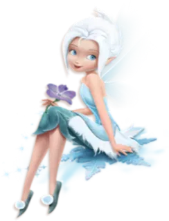 🌸 Periwinkle Secret of the Wings fairy, periwinkle, blue, wings, flower telegram sticker