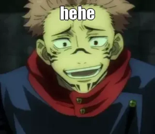 😝 Sukuna Jujutsu Kaisen hehe anime, manga, jujutsu kaisen, sukuna, hehe telegram sticker