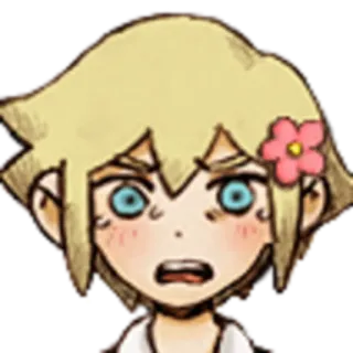 😡 Basil Omori อนิเมะ, เด็กผู้ชาย, ดอกไม้, กลัว, Omori, น่ารัก telegram sticker