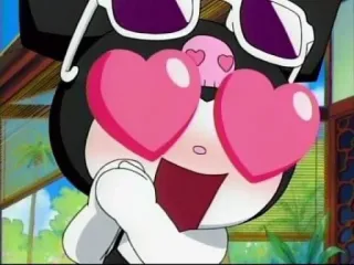 🍄 Kuromi Kuromi, Sanrio, anime, cute, kawaii telegram sticker