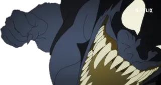 👊 anime, violence, monster, teeth telegram sticker