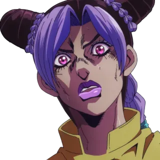 😳 Jolyne Cujoh JoJo's Bizarre Adventure anime, jojo, jolyne, stone ocean, character telegram sticker