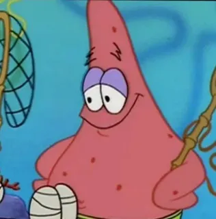 ➖ Patrick Star Spongebob Squarepants Dessin animé, Patrick Étoile, Bob l'éponge, Nickelodeon, Étoile de mer telegram sticker