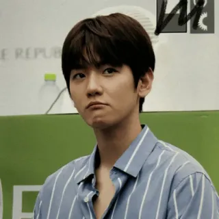 🦋 Baekhyun K-pop, chanteur, personne, homme, célébrité, Baekhyun telegram sticker