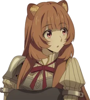 😯 Raphtalia The Rising of the Shield Hero Anime, Fantasy, Carino, Ragazza, Tanuki, Raphtalia telegram sticker