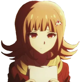 ☹️ Chiaki Nanami Danganronpa Anime, Jeu vidéo, Personnage, Fille, Mignon, Danganronpa, Chiaki Nanami telegram sticker