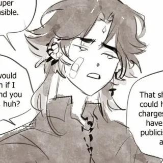 ☁️ uper
sible.
would
if I
nd you
huh?
That sh
could h
charges
have
publicis
a Manga, Anime, Komiks, Postać, Ilustracja telegram sticker