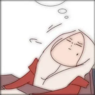 🤸‍♀ slapen, dromen, cartoon, ontspannen, dagdromen, moe, lui telegram sticker