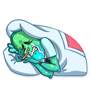 😭 Мультфильм, Грустный, Плачущий, Под одеялом, Сон whatsapp sticker