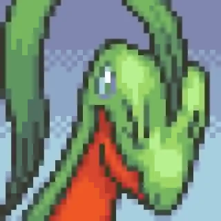 😓 Treecko Pokemon pokemon, treecko, jogo, video game, nintendo, lagarto telegram sticker