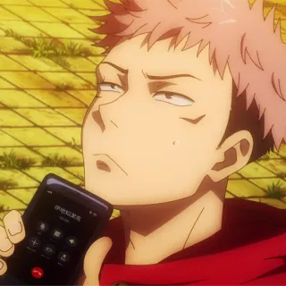 💥 Yuji Itadori Jujutsu Kaisen Anime, Manga, Personaggio, Telefono, Espressioni, Jujutsu Kaisen telegram sticker