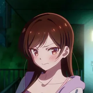 ❤️ Chizuru Ichinose Rent-A-Girlfriend Anime, Chizuru, Rent a Girlfriend, Mignon, Fille, Manga whatsapp sticker