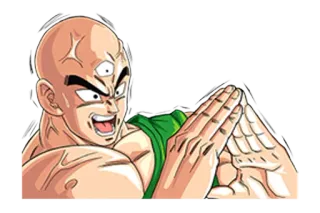 🙏 Tien Shinhan Dragon Ball Anime, Dragon Ball, Tenshinhan, Tre Occhi, Arti Marziali telegram sticker