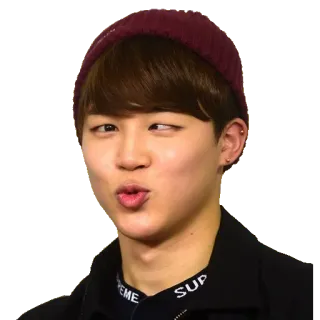😅 Jimin kpop, idol, singer, jimin, bts telegram sticker
