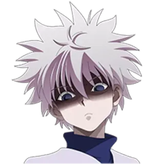😡 Killua Hunter x Hunter killua, anime, hunter x hunter, manga, angry telegram sticker