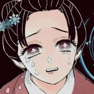 🀄 Anime, Huilend, Vrouw, Verdrietig, Personage whatsapp sticker