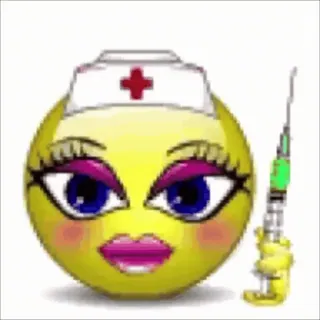 💉 smiley nurse telegram sticker