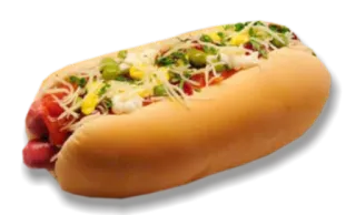 🌭 ホットドッグ, 食べ物, 軽食, 食事, ランチ, ディナー telegram sticker