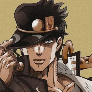 🧬 Jotaro Kujo JoJo's Bizarre Adventure Anime, Manga, Jojo, Jotaro, Personaje, Jojo's Bizarre Adventure whatsapp sticker