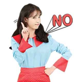 🙅 NO 禁止, 禁止, 拒绝, 反对, 否定 telegram sticker