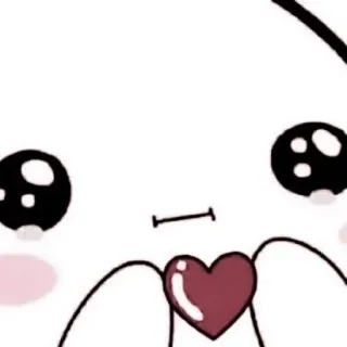 💗 Dibujo animado, Kawaii, Lindo, Corazón, Amor, Animal, Feliz, Divertido telegram sticker