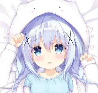 🦋 Anime, Dễ thương, Cô gái, Kawaii, Hoạt hình telegram sticker
