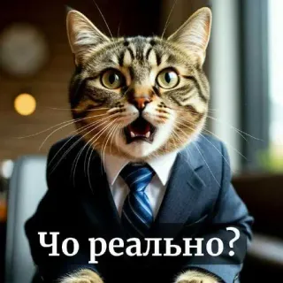 😲 Чо реально? telegram sticker