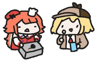 🐱 Cartoon, Anime, Hololive, Bombe, Detektiv telegram sticker
