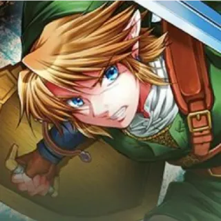 😁 Link The Legend of Zelda Link, The Legend of Zelda, personaje, espada, videojuego telegram sticker