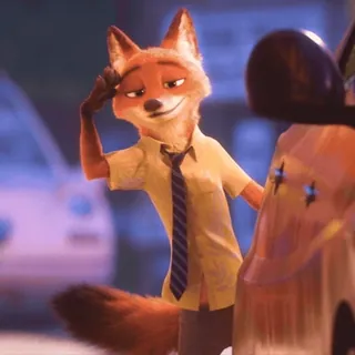 🫡 Nick Wilde Zootopia telegram sticker