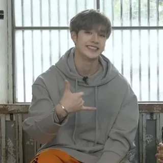 🤙 人, 男人, 帽衫, 休闲, 室内 whatsapp sticker
