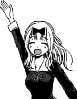 😄 Chika Fujiwara Kaguya-sama: Love Is War Anime, Manga, Chika, Fujiwara, Kawaii, Salutation telegram sticker