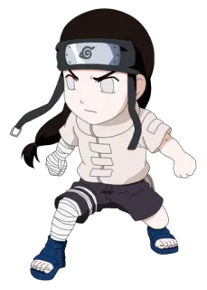 😠 Neji Hyuga Naruto anime, manga, Naruto, Neji Hyuga, Byakugan, ninja, sticker telegram sticker