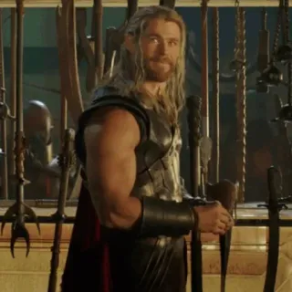 ⚡️ Thor Thor, Marvel, Superheld, Chris Hemsworth telegram sticker