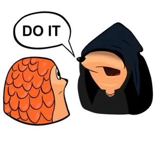 😯 DO IT motivación, ánimo, meme, hazlo whatsapp sticker