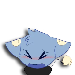 😫 만화, 귀여운, 화난, 볼터치, 캐릭터 telegram sticker