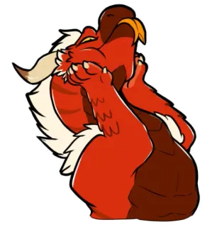 😛 มังกร, การ์ตูน, สัตว์ในตำนาน telegram sticker