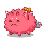 😭 Desenho animado, Triste, Rosa, Chorando, Adesivo telegram sticker