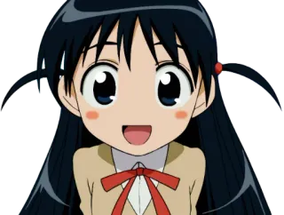 😃 Anime, Gadis, Kartun, Karakter, Senang telegram sticker
