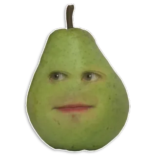 😙 Annoying Orange frutta, divertente, pera, fastidioso, cartoni animati telegram sticker