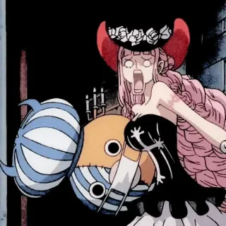 🌸 Perona One Piece Anime, One Piece, Princesa Fantasma, Perona, Chica Anime whatsapp sticker