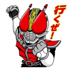 👊 行くぜ! kamen rider, masked rider, anime, held, japans, superheld telegram sticker