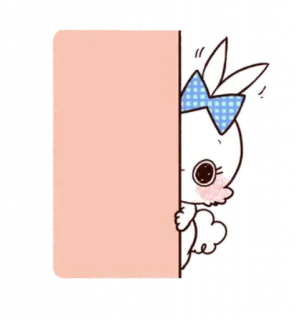 🙃 coelho, fofo, desenho animado, animal, adesivo telegram sticker