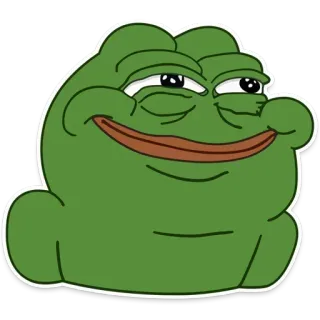 🐸 Pepe the Frog Meme, Pepe, Rana, Internet, Dibujo animado, Personaje telegram sticker