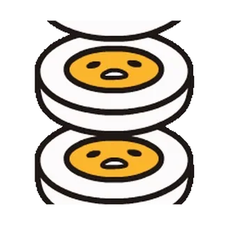 😚 jajko, słodkie, jedzenie, kawaii telegram sticker